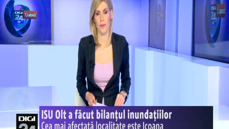 Bilantul inundatiilor in judetul Olt: cea mai afectata localitate este Icoana Imagine