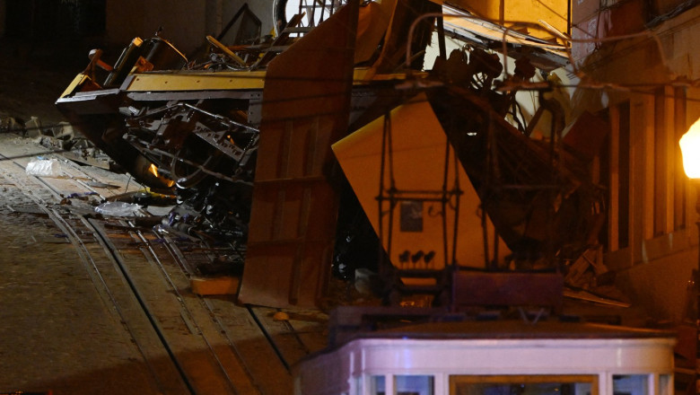 Bilantul mortilor in tragedia funicularului Gloria din Lisabona a crescut la 16. Zi de doliu national in Portugalia Imagine