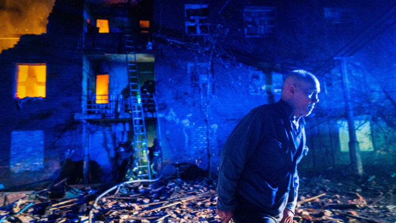 Bilantul unei saptamani de razboi: 700 de bombe si 600 de drone au cazut asupra Ucrainei. Imagini cu un puternic impact emotional Imagine