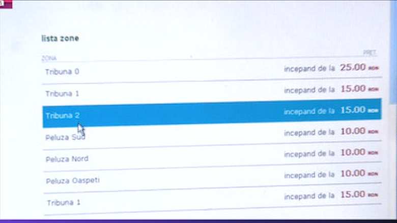 Bilete puse in vanzare, pentru meciul lui ACS Poli cu Steaua Imagine