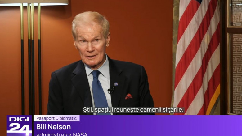 Bill Nelson, NASA: Nu am vazut diviziune rasiala sau religioasa. Din perspectiva spatiului, toti suntem cetateni ai planetei Pamant Imagine