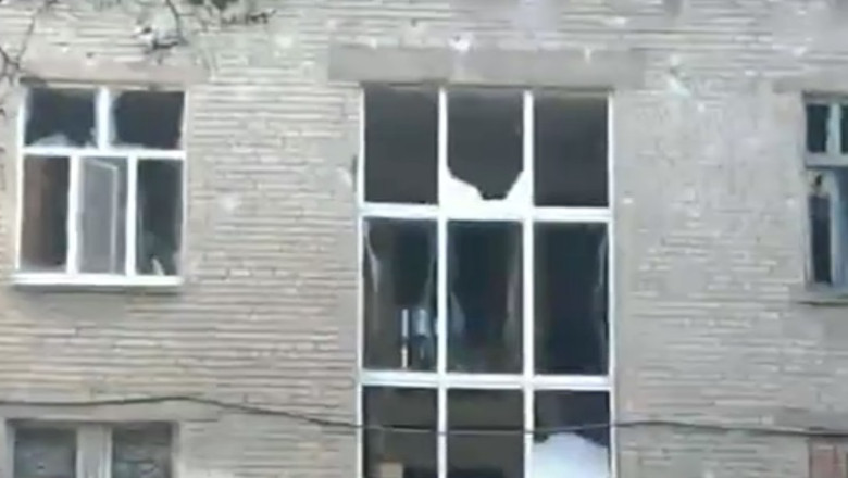 Biserica bombardata in Ucraina Imagine