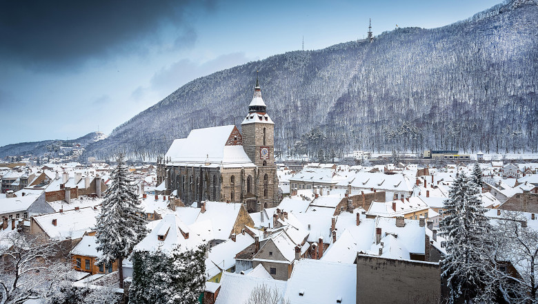 Biserica Neagra din Brasov, cel mai fotografiat obiectiv turistic din Romania Imagine