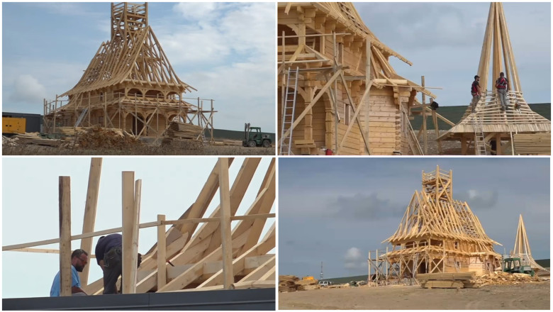 Biserica ridicata ilegal in zona protejata, de familia lui Gigi Becali. Deputatul nu da inapoi: „Pe terenul meu, fac ce vreau” Imagine