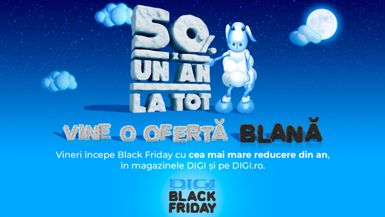 Black Friday se intoarce la DIGI cu cele mai mari reduceri din an Imagine