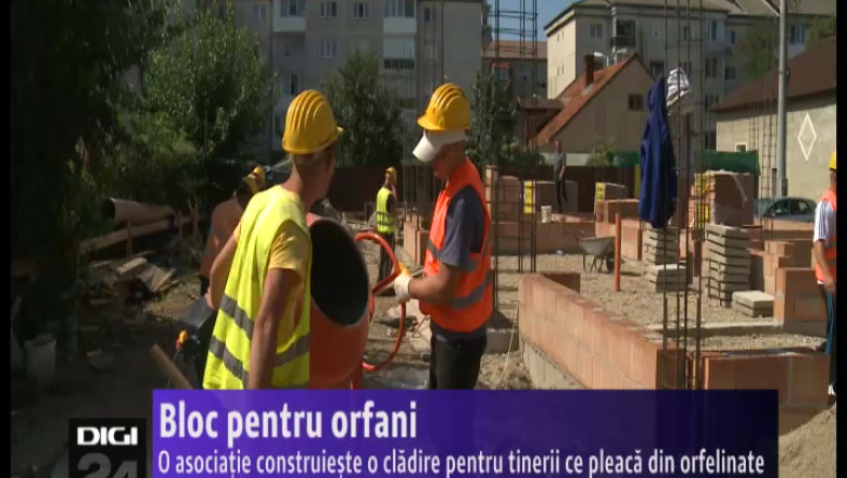 Bloc pentru orfani. O asociatie din Oradea construieste o cladire pentru tinerii ce pleaca din orfelinate Imagine