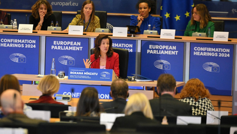 Blocaj in PE, la avizarea vicepresedintilor noii Comisii Europene intre care se afla si Roxana Minzatu. Ce urmeaza Imagine