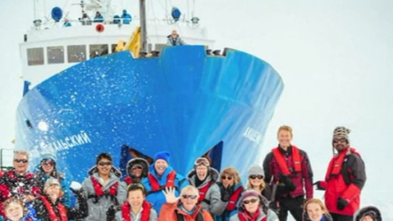 Blocati intre gheturile din Antarctica. 74 de oameni asteapta, in continuare, sa fie salvati Imagine