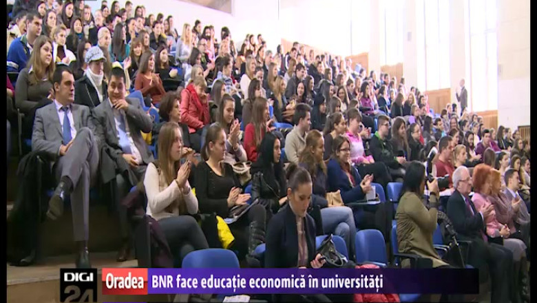 BNR face educatie economica in universitati Imagine