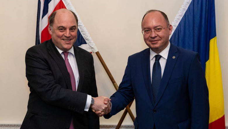 Bogdan Aurescu a discutat cu secretarul britanic al Apararii, Ben Wallace, despre razboiul din Ucraina Imagine