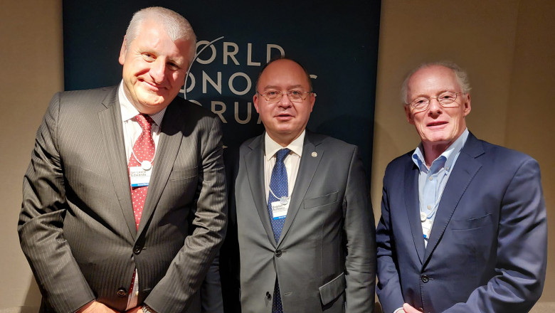 Bogdan Aurescu a discutat la Davos despre dezvoltarea Centralei Nucleare de la Cernavoda Imagine