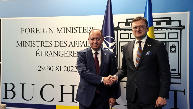 Bogdan Aurescu i-a solicitat lui Dmitro Kuleba ca Ucraina sa recunoasca inexistenta asa-zisei „limbi moldovenesti” Imagine