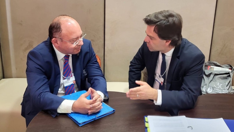 Bogdan Aurescu il felicita pe Nicu Popescu, omologul din Republica Moldova: „Abia asteptam sa fim impreuna - in Uniunea Europeana!” Imagine