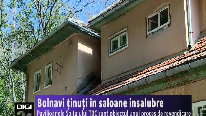 Bolnavi tinuti in saloane insalubre. Pavilioanele Spitalului TBC sunt obiectul unui proces de revendicare Imagine