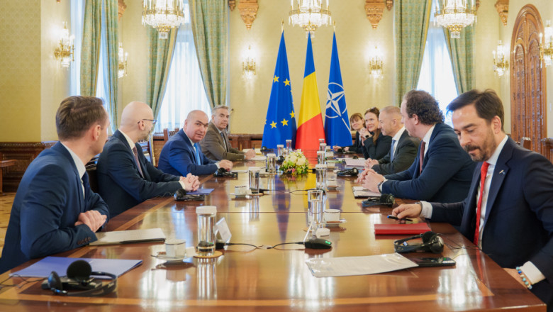 Bolojan a primit la Cotroceni o delegatie a companiei OMV, cu care a discutat despre stadiul proiectului Neptun Deep din Marea Neagra Imagine