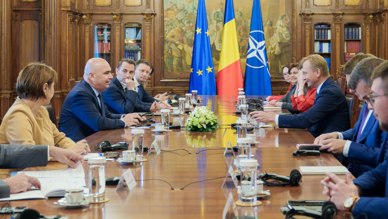 Bolojan l-a primit la Cotroceni pe comisarul european pentru buget, Piotr Serafin Imagine