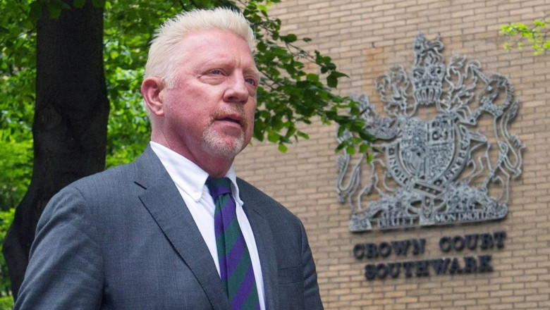 Boris Becker a fost eliberat din inchisoare in Marea Britanie si a plecat spre Germania Imagine