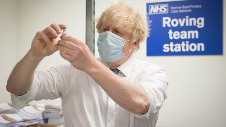 Boris Johnson i-a intrebat pe oamenii de stiinta daca poate ucide Covid-ul din nas cu un uscator de par Imagine