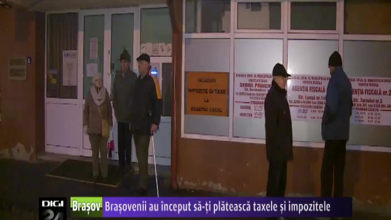 Brasovenii au inceput sa-si plateasca taxele si impozitele Imagine