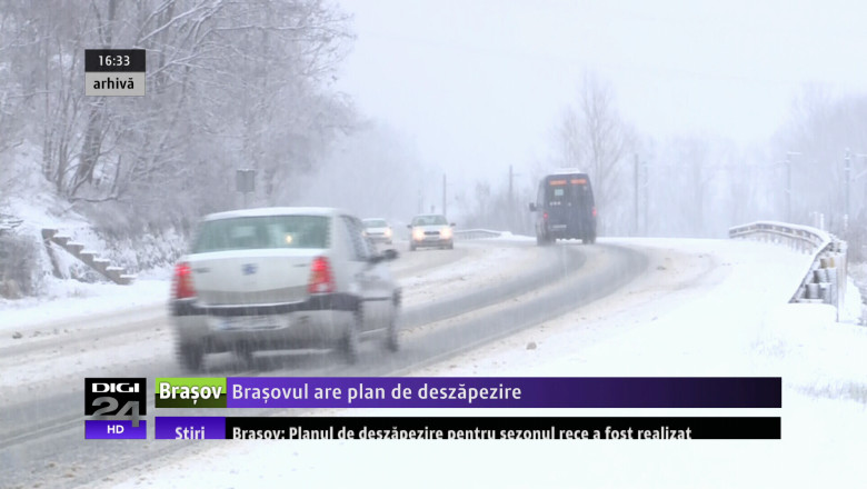 Brasovul are plan de deszapezire pentru iarna care vine Imagine