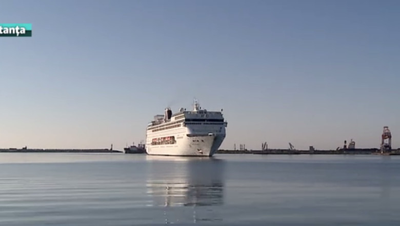 Britanici la Constanta, de ziua SUA. 1.300 de turisti englezi au vizitat, astazi, Dobrogea Imagine