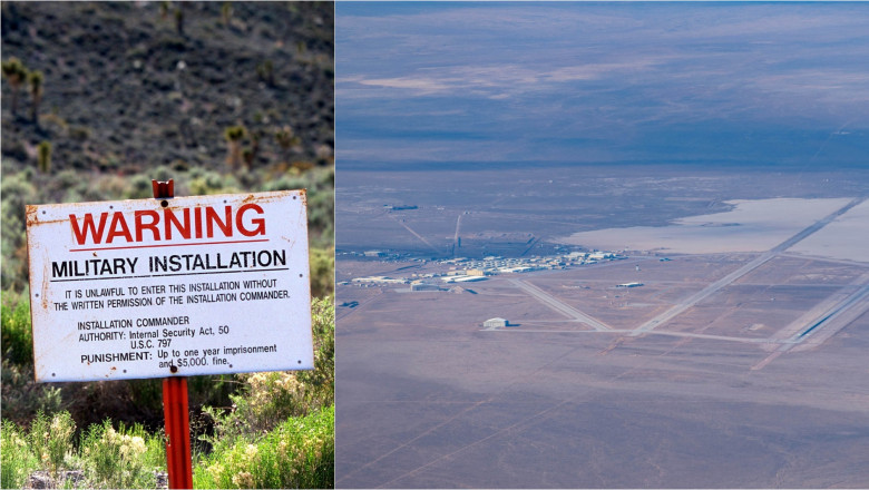 Bucati de avion, o bomba inerta si o investigatie FBI. Ce ar putea fi misterioasa aeronava care s-a prabusit recent langa baza Area 51 Imagine