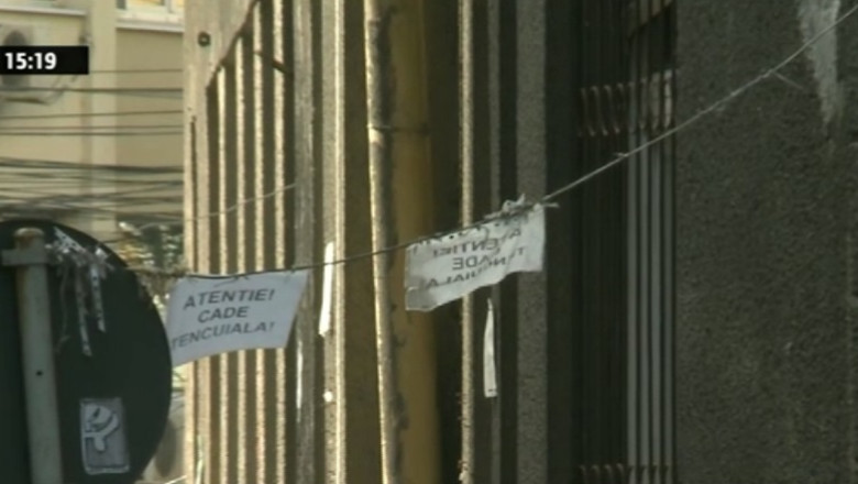 Bucuresti. Un bloc din trei, pericol pentru pietoni, din cauza fatadelor invechite Imagine