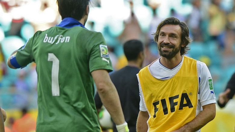 Buffon: Daca pleaca Pirlo de la Juve, am putea la fel de bine sa demontam stadionul si sa ne lasam de fotbal Imagine