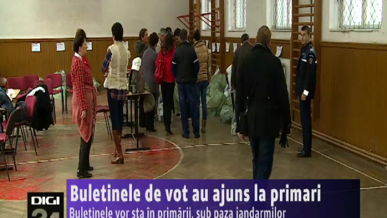 Buletinele de vot au ajuns la primari Imagine