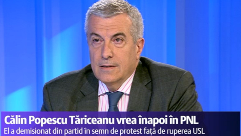 C. P. Tariceanu: Crin Antonescu, daca vrea sa fie candidat, nu va putea sa nu dea mana cu Traian Basescu Imagine