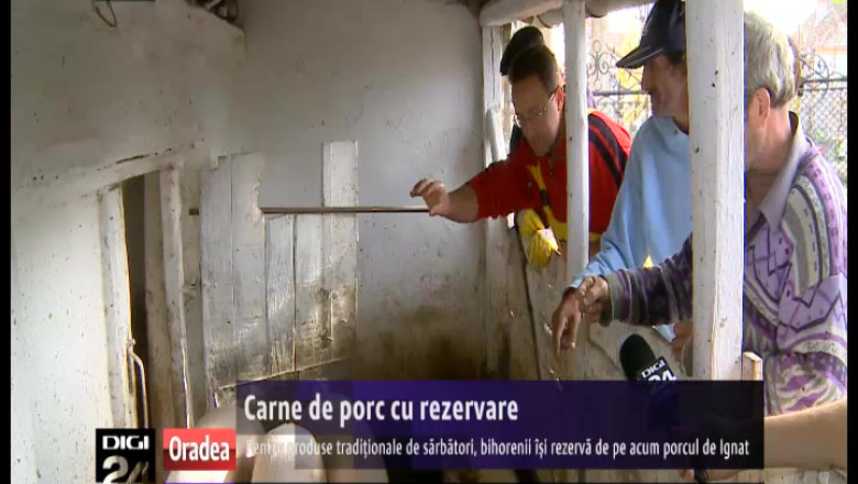 Ca sa fie siguri ca vor avea produse traditionale de sarbatori, bihorenii isi rezerva de acum porcul de Ignat Imagine