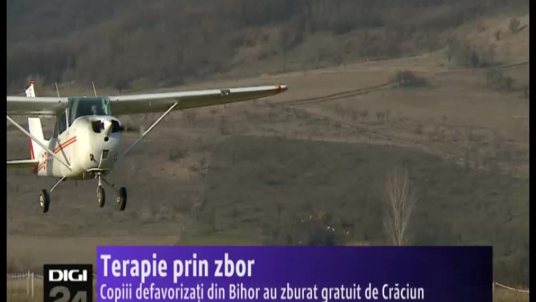 Cadou de Craciun pentru copiii defavorizati din Bihor: un zbor gratuit deasupra Oradei Imagine