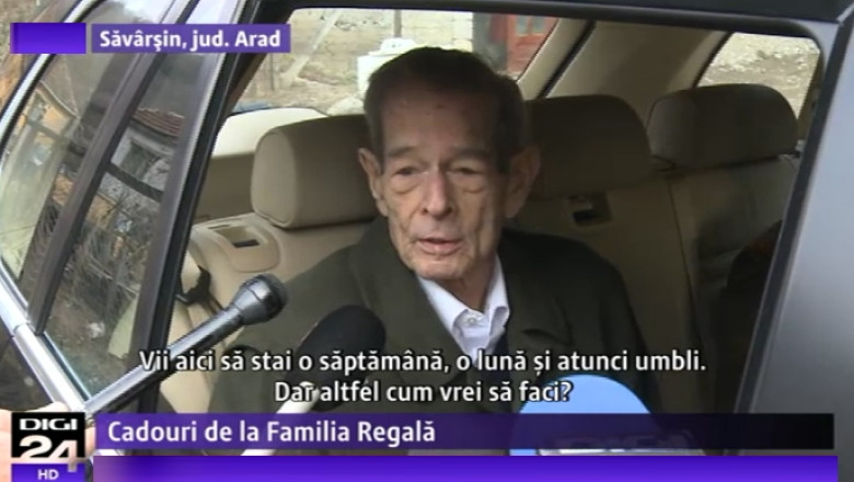 Cadouri de la Casa Regala: Mihai I si Principesa Margareta au impartit daruri familiilor nevoiase din Savarsin Imagine
