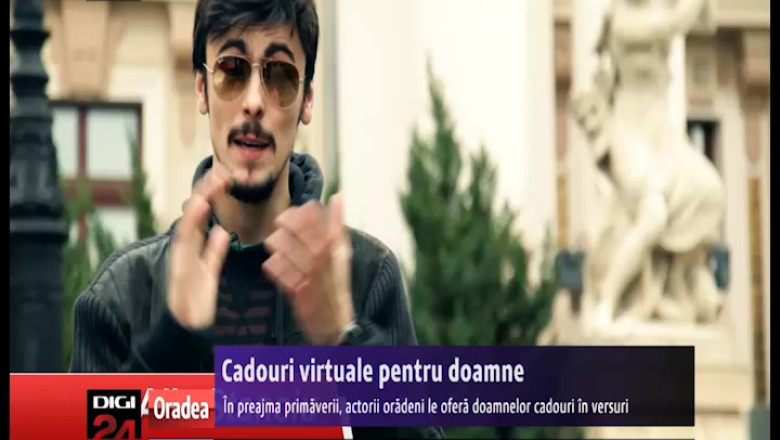 Cadouri virtuale pentru doamne, oferite de actorii Teatrului Regina Maria din Oradea Imagine