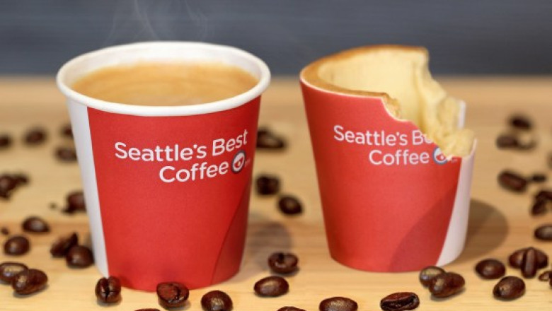 Cafea in pahare comestibile Imagine