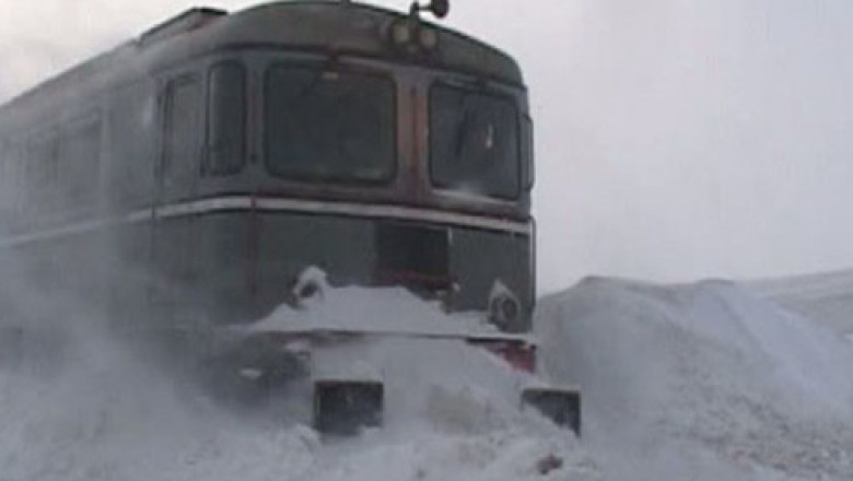 Calarasi: Tren blocat in dreptul localitatii Plataresti Imagine