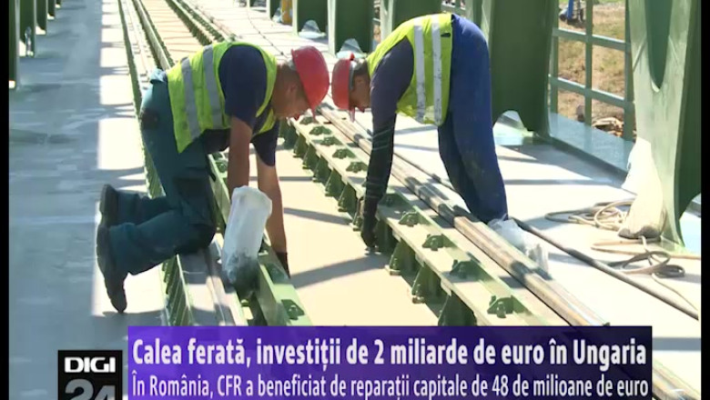 Calea ferata, investitii de 2 miliarde de euro in Ungaria. CFR a beneficiat de reparatii capitale de 48 de milioane de euro Imagine