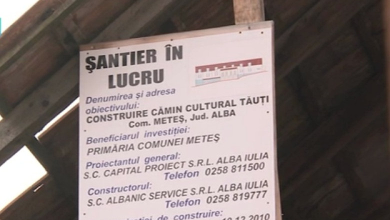 Camin cultural in loc de apa si asfaltare. Costul total al lucrarii se ridica la 2,7 milioane de lei Imagine