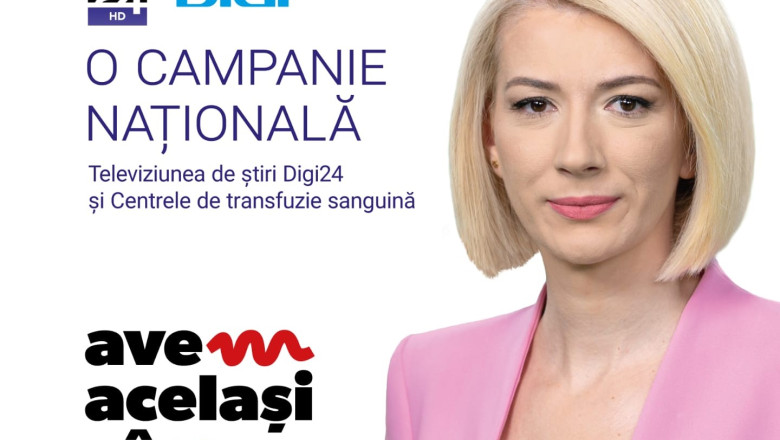 Campania Digi24 “Avem acelasi sange” ajunge in judetele Brasov si Giurgiu Imagine