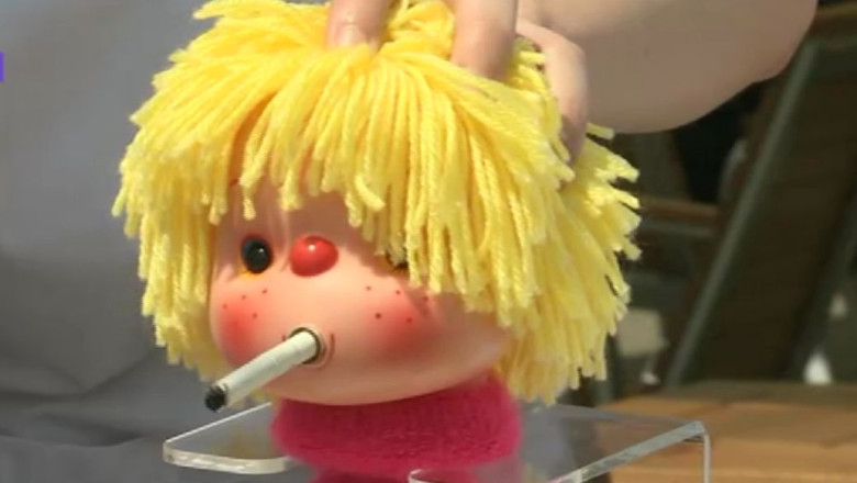 Campanie antifumat la Oradea, cu mere si pasta de dinti Imagine