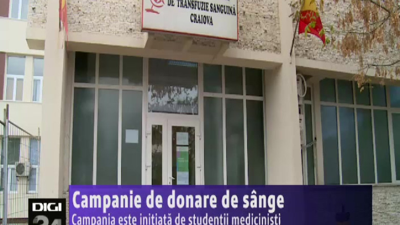 Campanie de donare de sange in Craiova Imagine