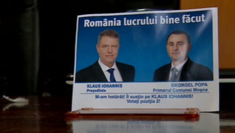 Campanie fara voie. Un primar PSD a aparut in materiale de campanie pentru PNL Imagine