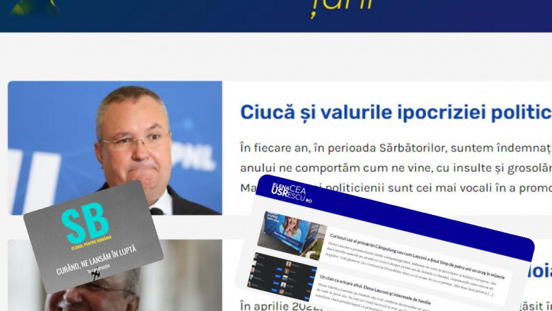 Campanie murdara cu site-uri fantoma: Legatura dintre oamenii lui Geoana si un site care il ataca pe Ciuca. Si Lasconi e vizata Imagine