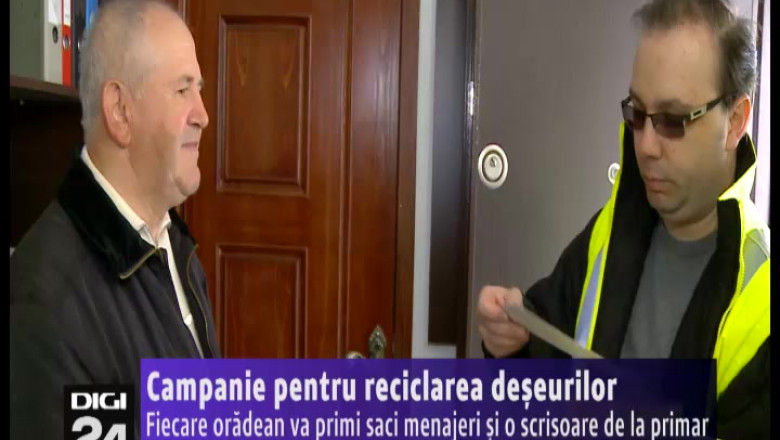 Campanie pentru reciclarea deseurilor. Fiecare oradean va primi saci menajeri si o scrisoare de la primar Imagine