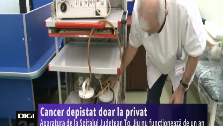 Cancer depistat doar la privat. Aparatura de la Spitalul Judetean Tg. Jiu nu functioneaza de un an Imagine