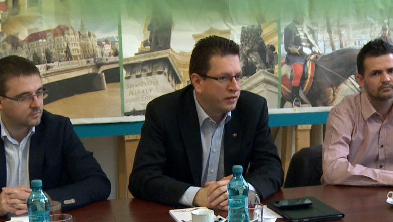 Candidat al UDMR, prezentat la Oradea. Lorant Vincze este pe locul trei in lista Uniunii pentru Parlamentul European Imagine