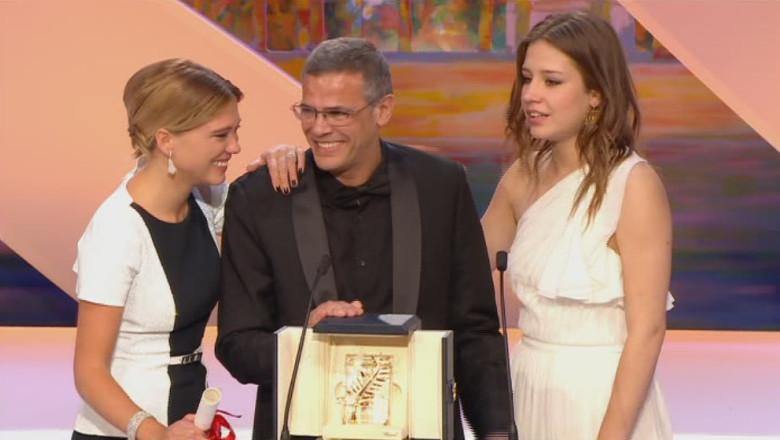 CANNES. "La vie d'Adele" a primit marele trofeu Palme d'Or Imagine