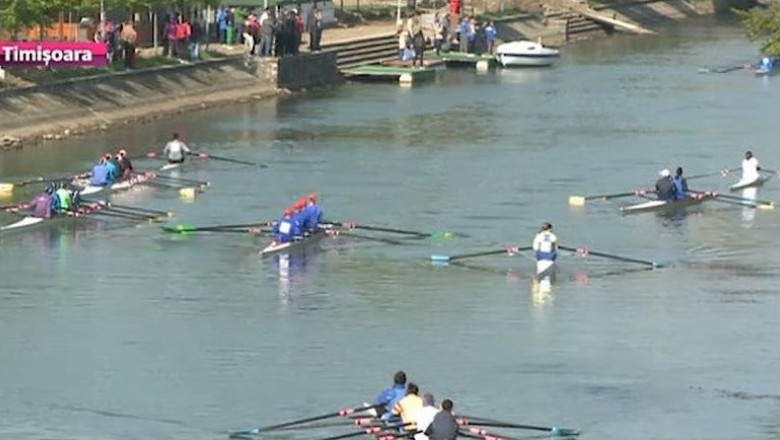 Canotaj pe Bega: Campionatul National de Fond rezervat juniorilor Imagine