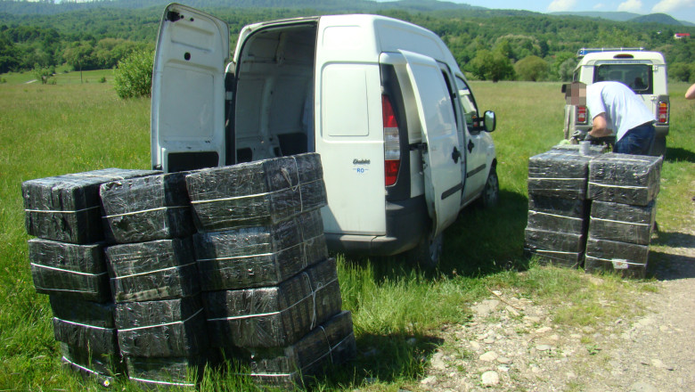 Captura de tigari de contrabanda in valoare de 60.000 de euro la frontiera cu Ucraina Imagine