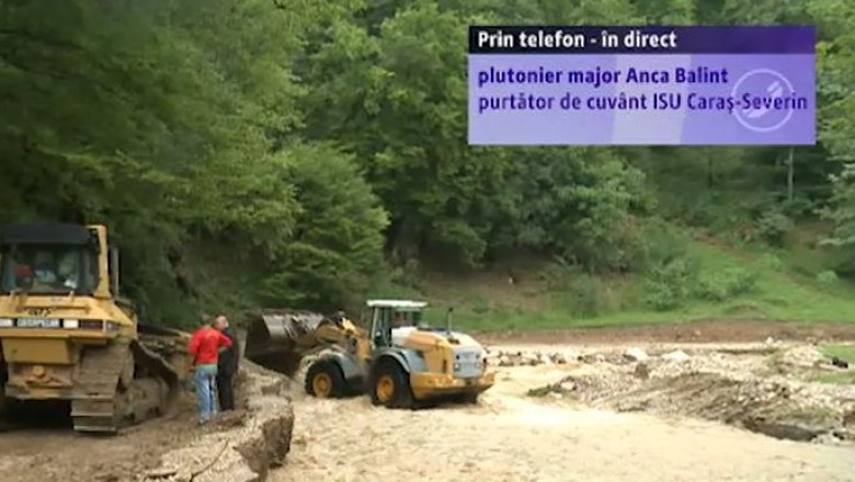 Caras-Severin: primele urmari ale codului rosu de inundatii. Apa a patruns in peste 20 de gospodarii Imagine